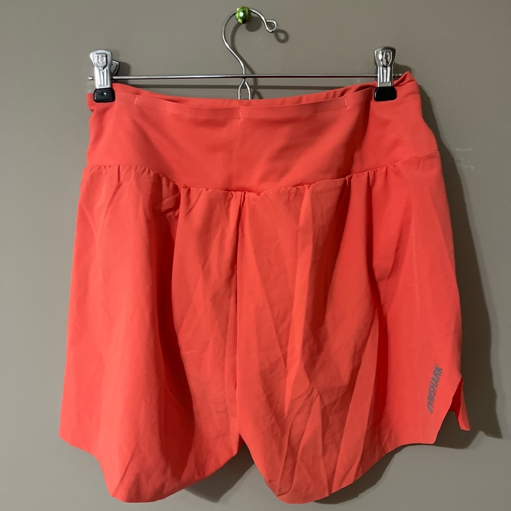 Gymshark orange speed shorts